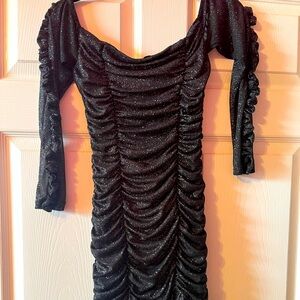 Sparkling classy black LBD